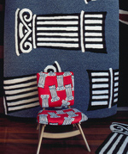 Hand tufted woollen rug